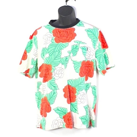 NWT Primitive White Floral Crew Tee XL - Picture 1 of 5